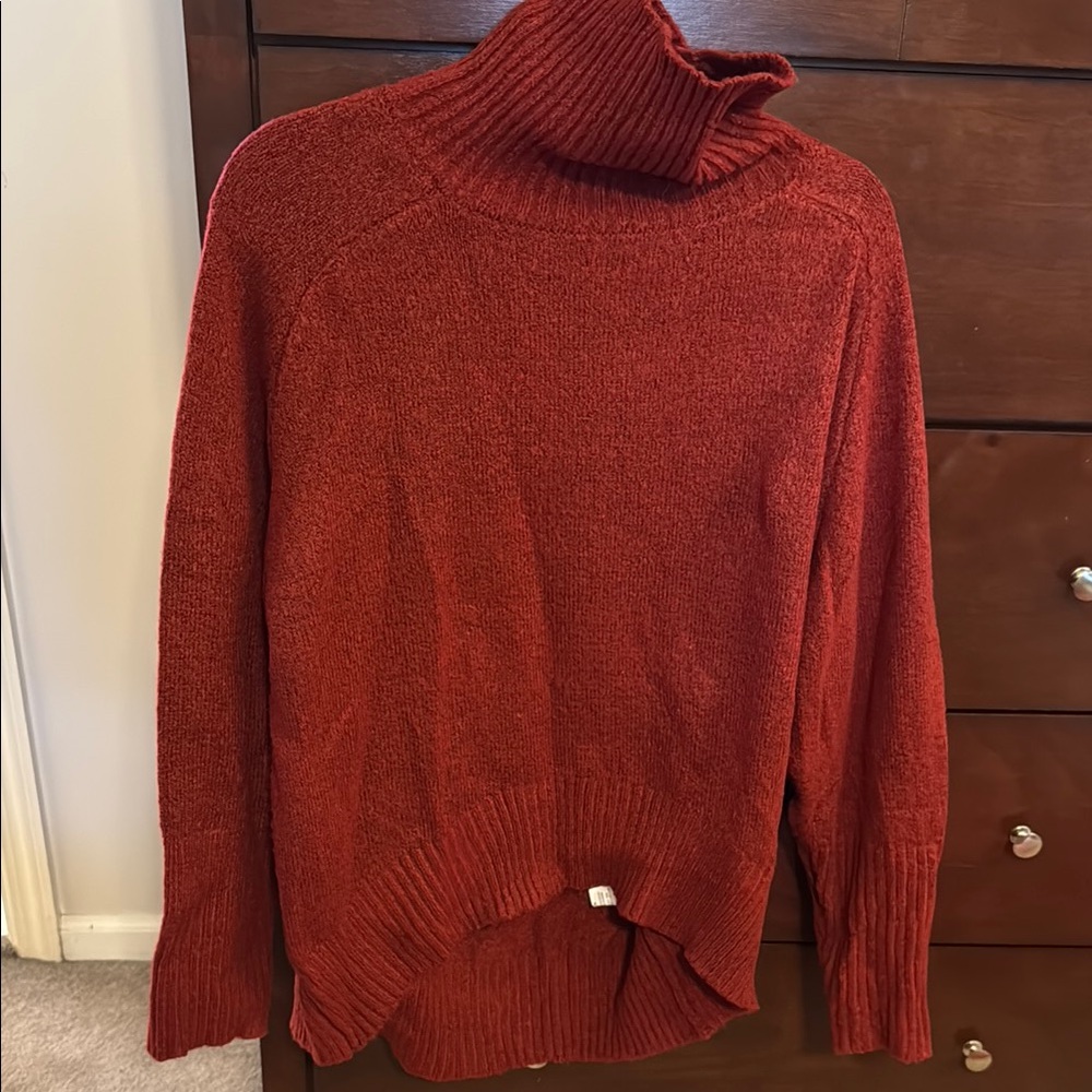 Cozy Red Turtleneck Sweater
